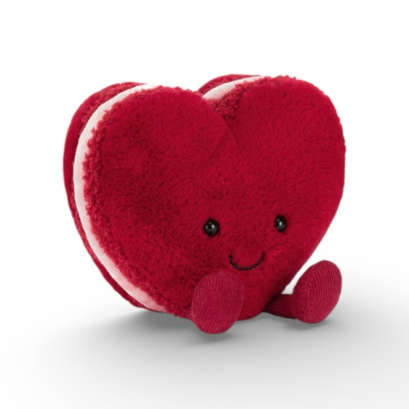 Jellycat Other - Jellycat Red Amuseables Arlette Heart Macaron + Dust Bag
